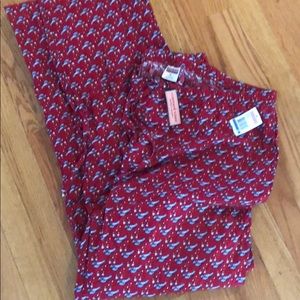 Vineyard Vines lobster pj bottoms w draw string